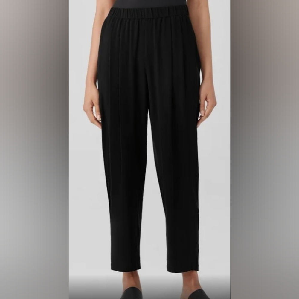 EILEEN FISHER 100% SILK PANTS
